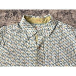 TOMMY BAHAMA Veracruz Cay COCKTAIL MIXER Camp‎ Shirt MSRP $118 Medium